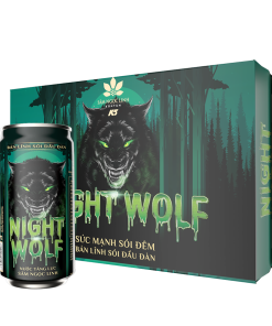 [Thùng/24Lon]Nước tăng lực Night Wolf vị nguyên bản 320ml