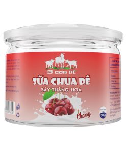 Sữa chua dê cherry sấy thăng hoa