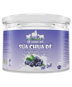 Sữa chua dê việt quất sấy thăng hoa
