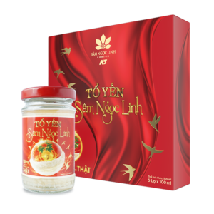 Tổ yến Sâm Ngọc Linh 100ml - 5 hũ/hộp