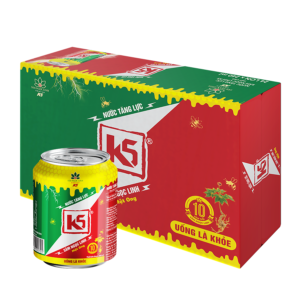 [Thùng/24 lon] Thực Phẩm Bổ Sung Nước Tăng Lực Sâm Ngọc Linh K5