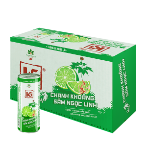 [Thùng/24 lon] Thực Phẩm Bổ Sung K5 Chanh Khoáng Sâm Ngọc Linh
