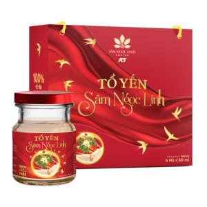 Tổ Yến Sâm Ngọc Linh 60ml - 6 hũ/hộp
