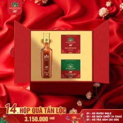 Hộp Quà Tấn Lộc 2025 (Gold + Dịch + Trà20)