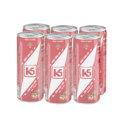 [Lốc 6 lon] TPBS Nước Tăng Lực Sâm Ngọc Linh K5 Dâu Tây Đỏ (Hàng Tặng)